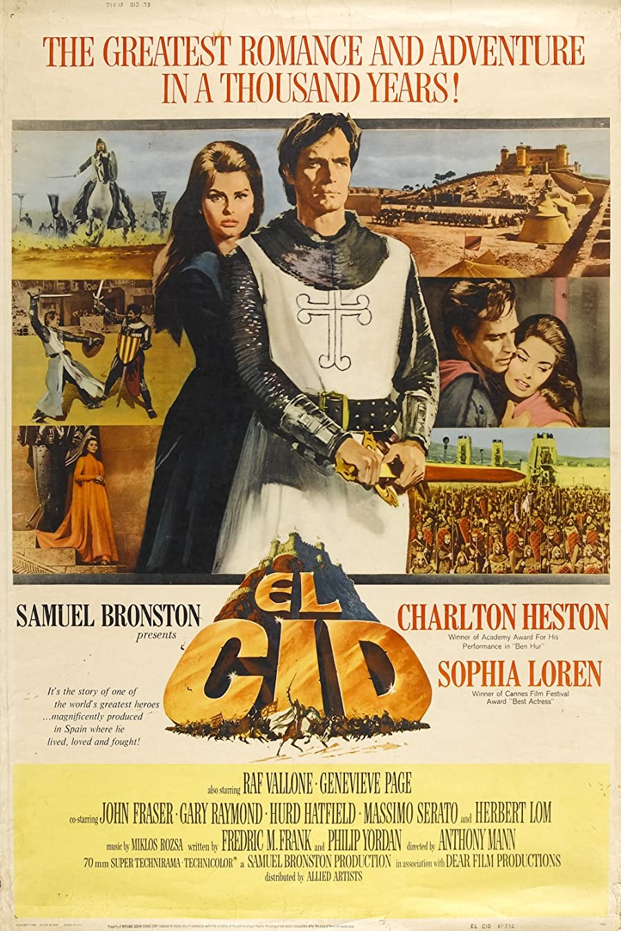 دانلود فیلم ال‌سید دوبله فارسی El Cid 1961